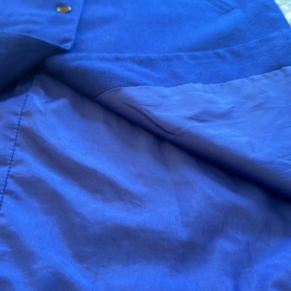 HARVE BENARD Blue Wool Button Front Jumper Vintage - Picture 7 of 9